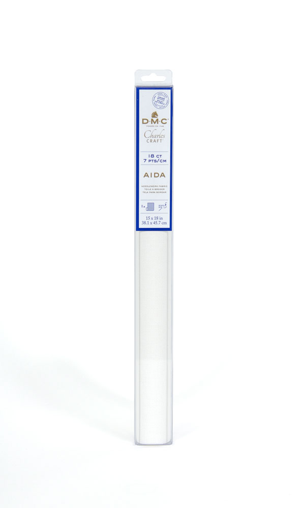 DMC カットクロス アイーダ 18カウント・70目(38.1×45.7cm・ホワイト系) GD1836BX_712