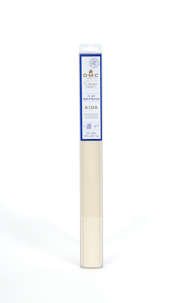 DMC カットクロス アイーダ 11カウント・44目(38.1×45.7cm・ベージュ) GD1136BX_ECRU