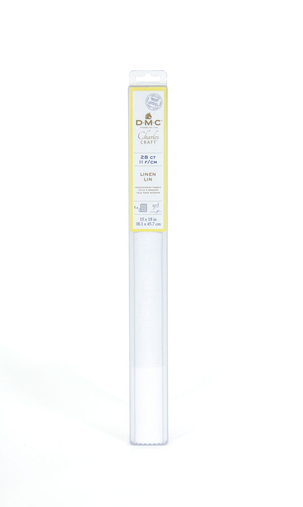 DMC 刺繍布 リネンアイーダ 28カウント・110目(38.1×45.7cm・ホワイト系) IL9286BX_B5200