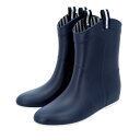 Angel Fit(エンジェルフィット) レディース ミドル丈ブーツ(NAVY・サイズ:LL 24.5-25cm) BF016908-1D-2B