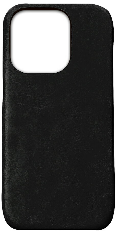 abbi iPhone 16 Pro Max用 LISCIO イタリアンレザー MagSafe対応バックカバー（ブラック） ABS27318I16PM