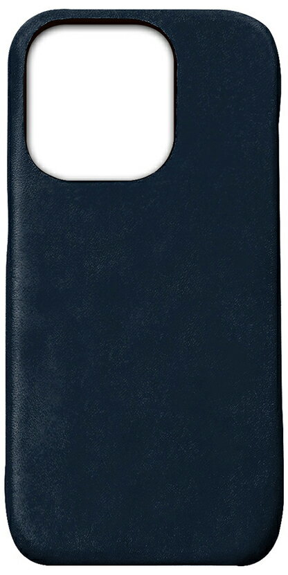 abbi iPhone 16 Pro用 LISCIO イタリアンレザー MagSafe対応バックカバー（ネイビー） ABS27319I16PR