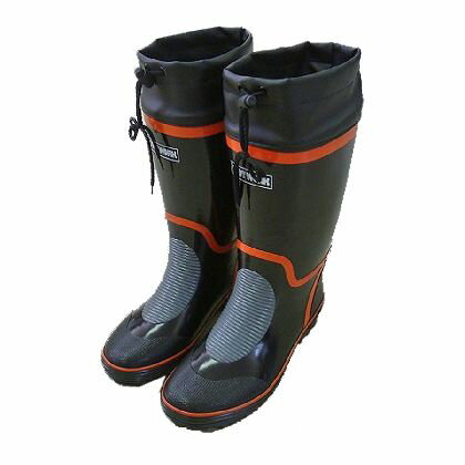 シンセイ 紳士用カバー付長靴（紺・26.5cm） 38064