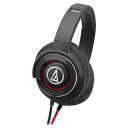 audio-technica ヘッドホン ATH-WS770-BRD オーディオテクニカ ダイナミック密閉型ヘッドホン(ブラックレッド) audio-technica SOLID BASS