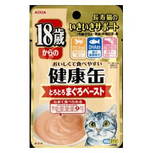 Premium - 18歳からの健康缶パウチ とろとろまぐろペースト 40g アイシア 18ケンコウPマグロペ-スト40G