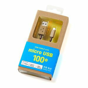 CHE-230 ティアールエイ 充電/転送対応 microUSBケーブル 100cm ダンボー cheero（チーロ） DANBOARD USB Cable with micro USB connector