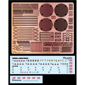 パッションモデルズ 1/35 WWII アメリカ空挺兵 機甲兵ギア＆デカールセット【P35-118】 ディテールアップパーツ