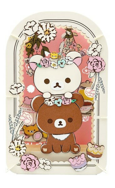 エンスカイ リラックマ ペーパーシアター 『コリコグのフラワーティータイム』【PT-L69】(3)