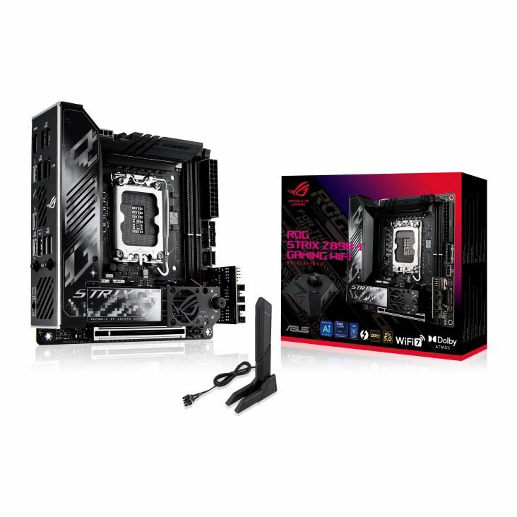 ASUS|エイスース Intel Z890 Chipset 搭載 Mini-ITX マザーボード 「ROG STRIX Z890-I GAMING WIFI」 ROGSTRIXZ890IGAMINGW