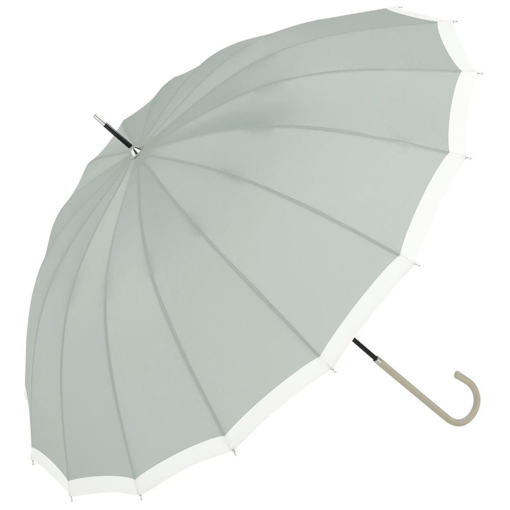 because(ビコーズ) 16フレーム 長傘(リムライン/グリーン) BF016628-1A-2C [BF0166281A2C]