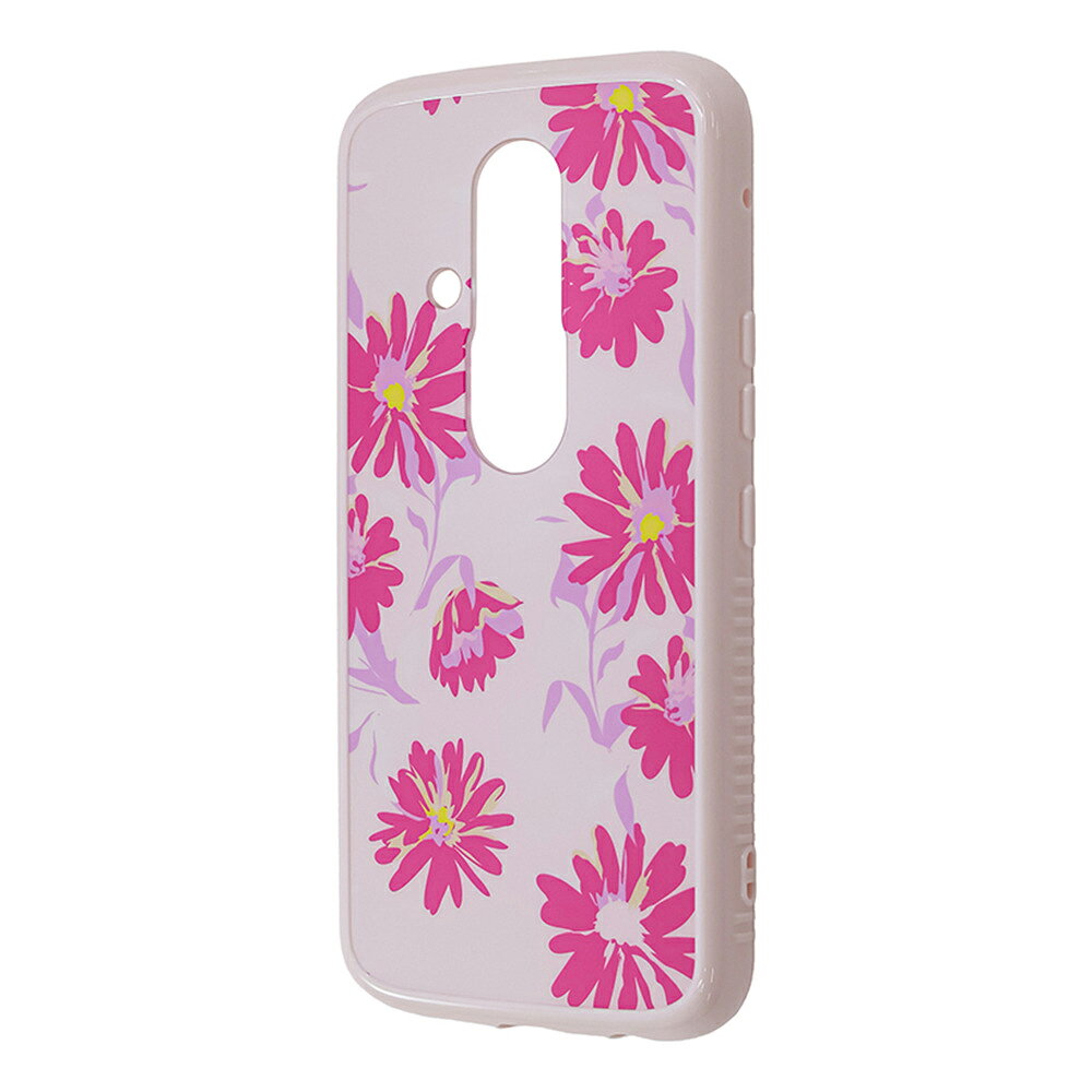 Rakuten - レイアウト らくらくスマートフォン F-53E用 Like standard 花柄 衝撃吸収 バンパー ハイブリッドケース（花柄/ピンク） RT-FRS24IMD1/FP