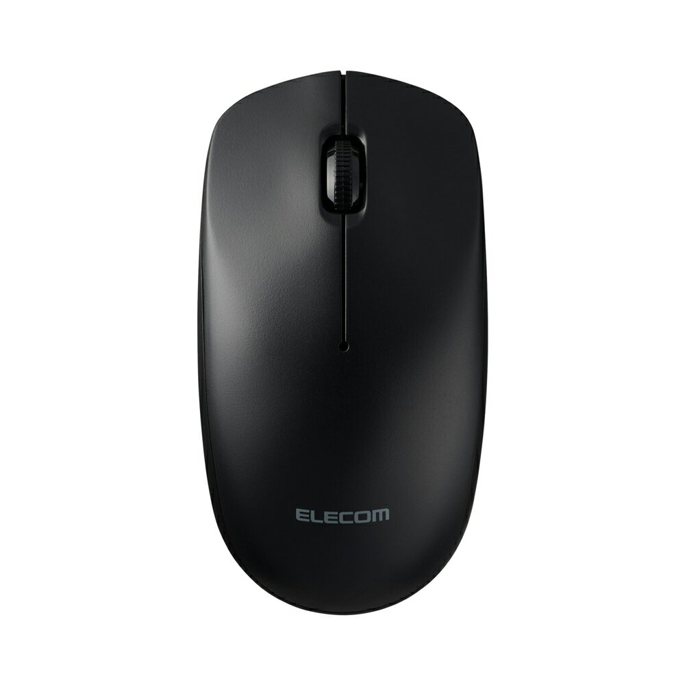 エレコム Bluetooth マウス ワイヤレスマウス 無線 3ボタン 【 Windows Mac Android iOS iPad Chrome 対応 】 左右対称 RoHS指令準拠（ブラック） M-LE10BRBK