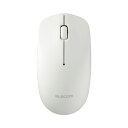 エレコム Bluetooth マウス ワイヤレスマウス 無線 3ボタン 【 Windows Mac Android iOS iPad Chrome 対応 】 左右対称 RoHS指令準拠(ホワイト) M-LE10BRWH(2)