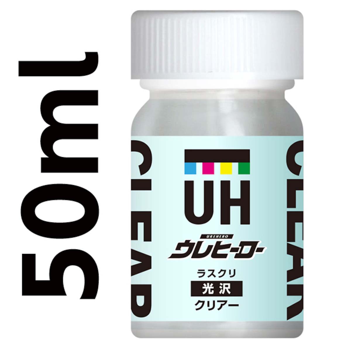 斎藤塗料 ウレヒーローラスクリ クリアー(光沢あり)(50ml) 塗料