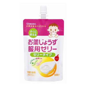 【送料込・まとめ買い×8個セット】アサヒグループ食品お薬じょうず服用ゼリー りんご味 (7ヶ月頃から) 150g