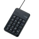 エレコム 有線テンキーボード Sサイズ メンブレン 高耐久 USBハブ付(ブラック) TK-TCM014BK(2)