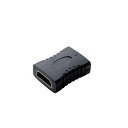 (ELECOM) AD-HDAAS01BK(ブラック) HDMI中継アダプタ タイプA-タイプA