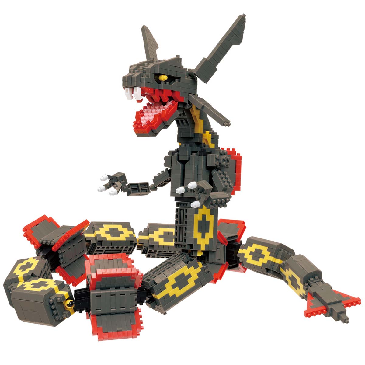 カワダ 【再生産】nanoblock(ナノブロック)ポケットモンスター 黒いレックウザ エクストリームDX 【NBPM_104】 ナノブロック