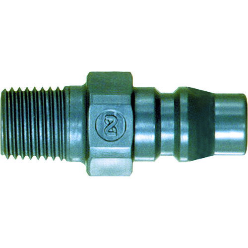 日東工器 低圧用ハイカプラエース PM型(めねじ取付用プラグ) 相手側ねじサイズRc1/4 樹脂製 20PM-PLA 低圧用・軽量・分離防止機構付き空気配管用