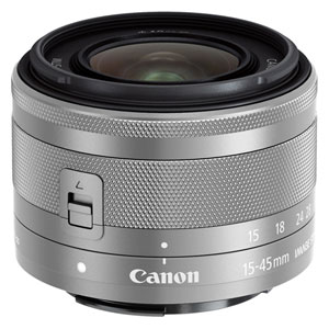 EF-M15-45ISSTMSL キヤノン EF-M15-45mm F3.5-6.3 IS STM（シルバー） ※EF-Mレンズ（APS-Cサイズミラーレス用）