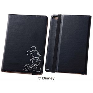 レイアウト iPad mini 4用 ディズニーホットスタンプブックレザーケース 合皮（ミッキー） RT-DPM3I/MK【Disneyzone】