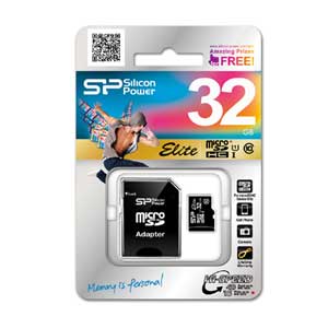 SP032GBSTHBU1V10SP SiliconPower（シリコンパワー） microSDHCメモリーカード 32GB Class10 UHS-1 ELITE microSDHC Class10 UHS-1