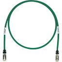 パンドウイットコーポレーション CAT6A/CAT6 シールドパッチコード 1m 緑 STP6X1MGR Panduit
