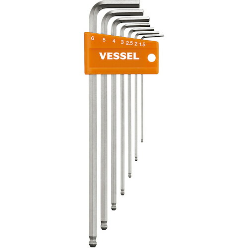 Rakuten - ベッセル 本締めボールポイントレンチ(ロングタイプ) 7本組 8307BP-L VESSEL