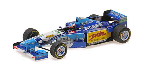 ミニチャンプス 1/43 ベネトン ルノー B195 ミハエル・シューマッハ フランスGP 1995 ウィナー【517950701】 ミニカー