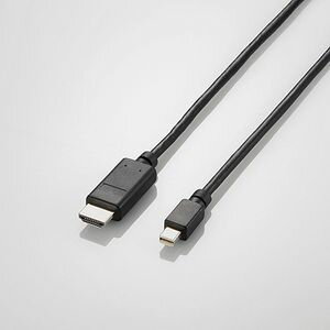 エレコム MiniDisplayPort-HDMI変換ケーブル 1.0m（ブラック） AD-MDPHDMI10BK