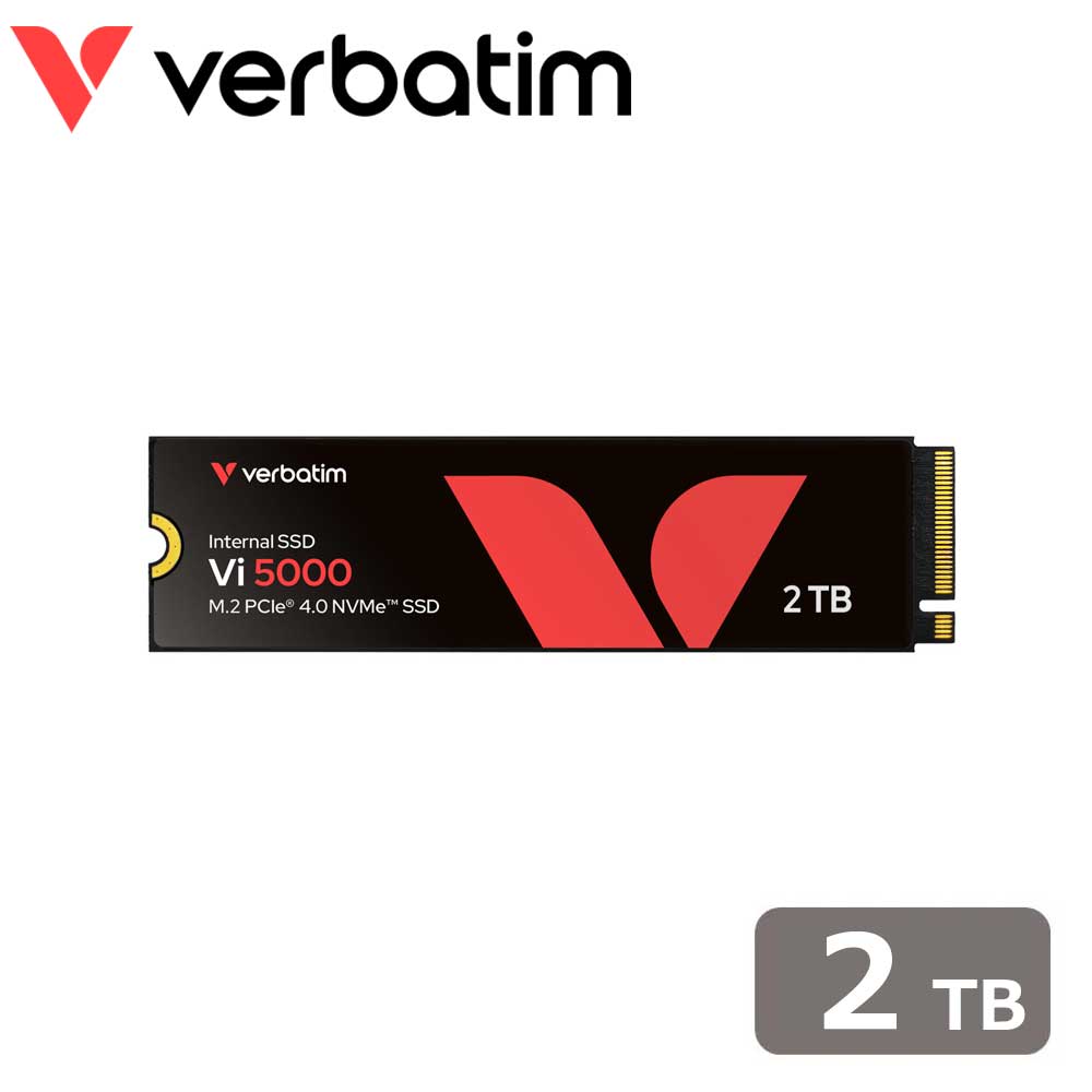 Verbatim Verbatim 内蔵SSD Vi5000 PCIe NVMe M.2 Gen4x4 2TB 31827-J