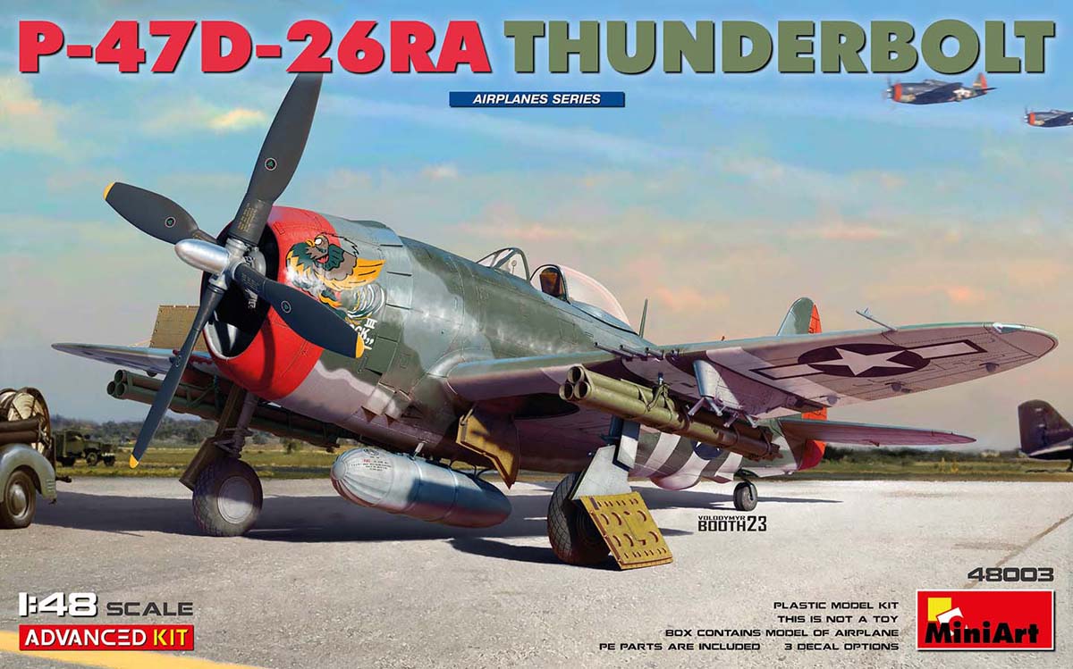 ミニアート 1/48 P-47D-26RA サンダーボルト アドバンスドキット【MA48003】 プラモデル