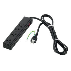 バッファロー 2/3ピン式電源タップ 4＋4個口2.0m ブラック BSTAPSDC820BK 