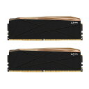 V-Color XFinity RGB Series O CU-DIMM DDR5-8200 メモリモジュール 16GB×2枚組 For Intel(Black+Gold) TMXFCL1682838KGK(2)