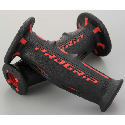 デイトナ PROGRIP 耐振GELシリーズ #601（全長120mm）レッド/ブラック 98024 DAYTONA