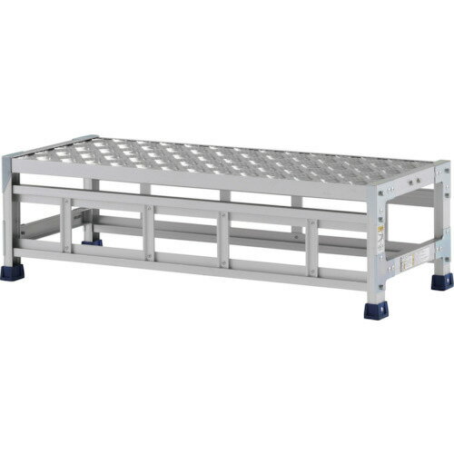 アルインコ 作業台(天板縞板タイプ)1段 天板寸法1000×400mm 高0.3mメーカー直送品(沖縄県・離島お届け対象外) CSBC131S