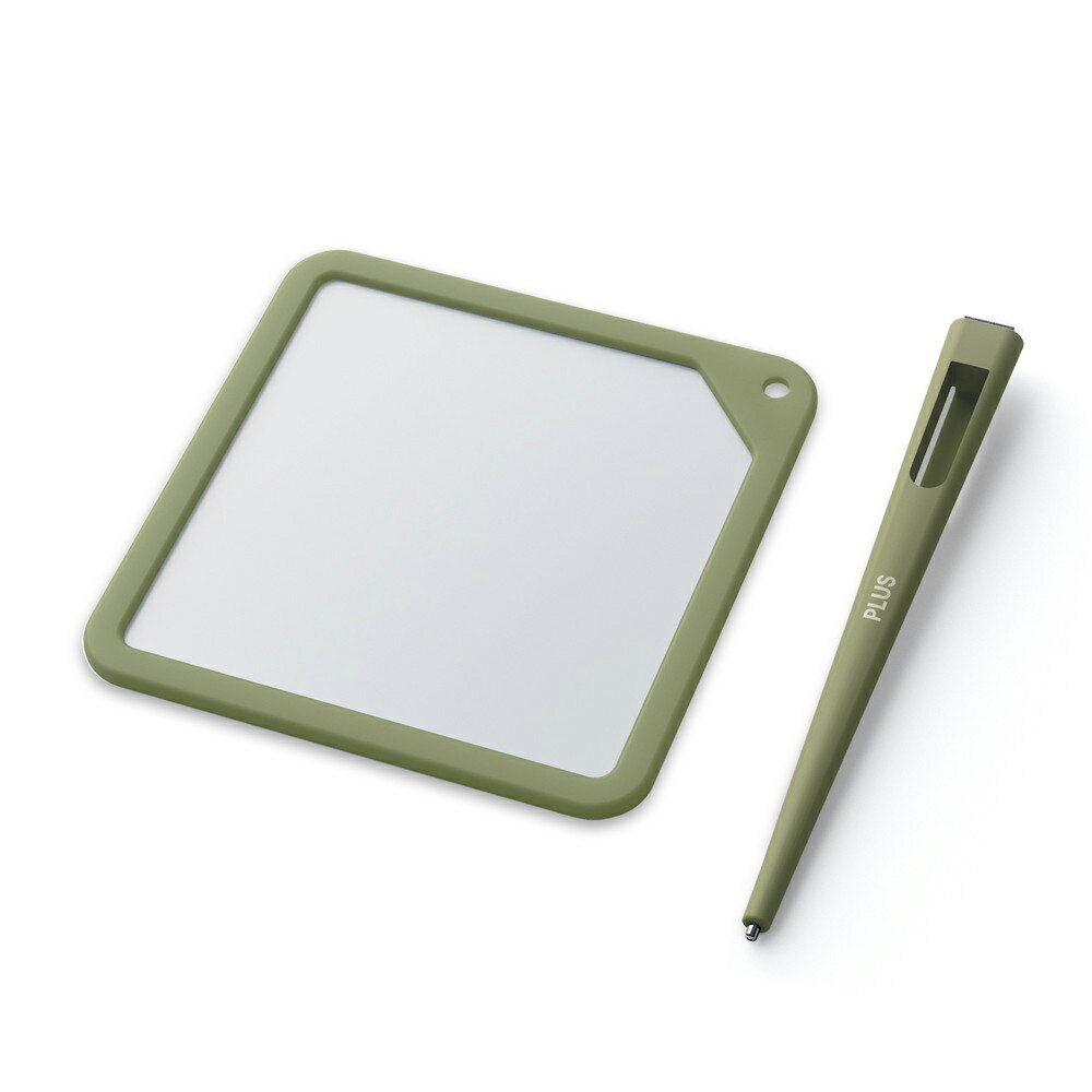 プラス カイテ Kaite メモタイプ 90×90mm（オリーブグリーン） KM-0909A-GR(538254)