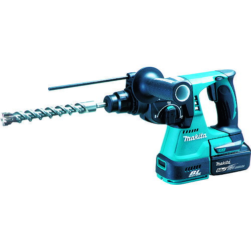 マキタ 18V 充電式ハンマドリル 24mm SDSプラス (バッテリBL1860B(6.0Ah)×2本・充電器DC18RF付き) HR244DRGX makita