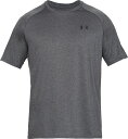 1358553-090-MD アンダーアーマー テック2.0 ショートスリーブ Tシャツ(カーボンヘザー/ブラック・サイズ:MD) UNDER ARMOUR U...