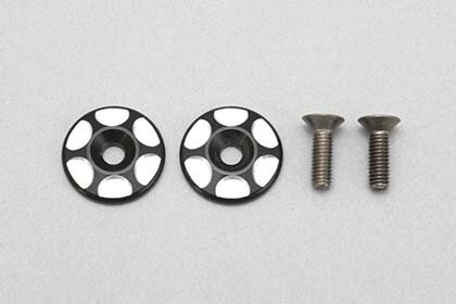 ヨコモ YZ-2用 ウイングプレート(黒)【Z2-110A】 ラジコンパーツ