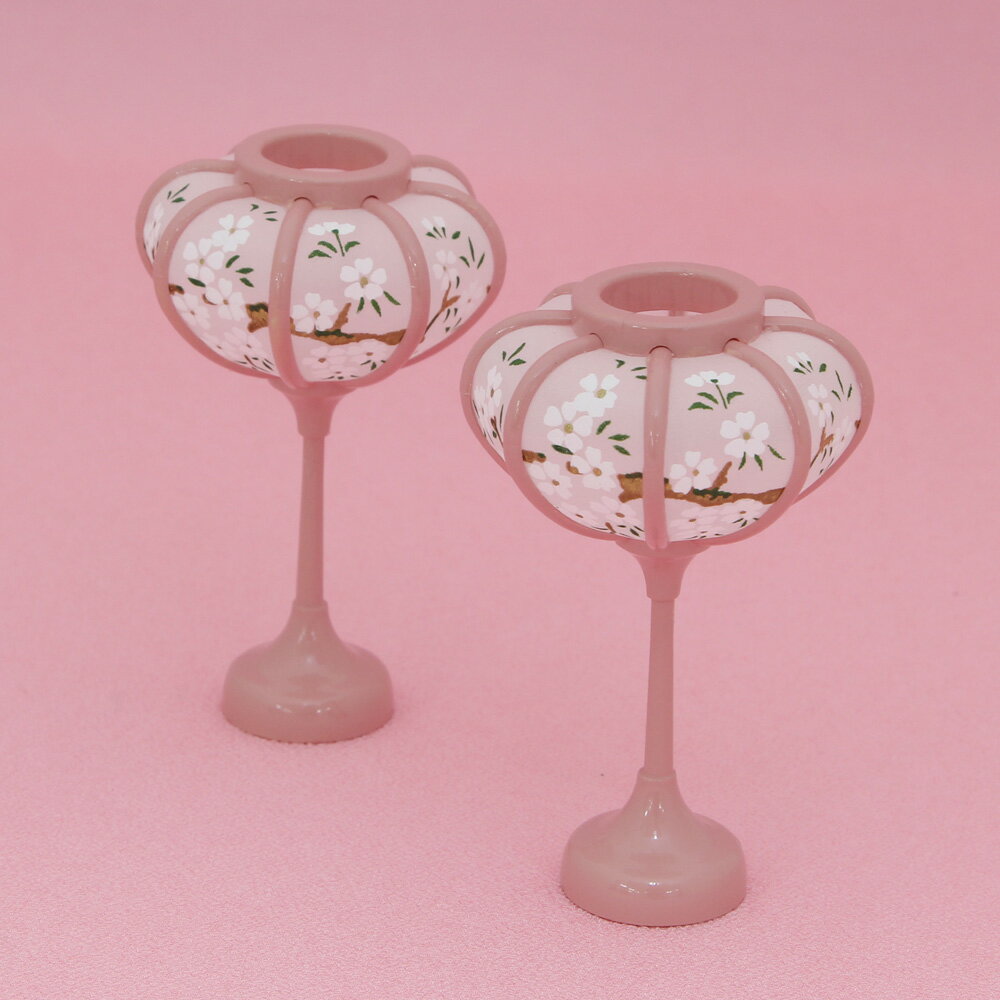 京都 リュウコドウ ピンク9cm塗りボンボリ 一対 026-0298 おひなさま 雛人形 ひな人形 [0260298オヒナサマ]