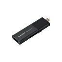エレコム|ELECOM SSD 外付け 250GB USB3.2Gen1 読込最大420MB/秒 USBメモリ型 ポータブルSSD スライド式 高速 USB Type-C / USB-A 両対応 【 PS5 PS4 テレビ録画 iPhone Android スマホ Windows Mac PC 等対応 】(ブラック) ESD-EWB0250GBKR(2)