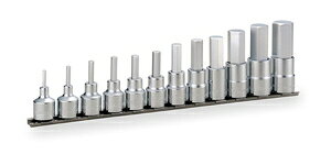 TONE ヘキサゴンソケットセット（ホルダー付）12点 差込角12.7mm HH412