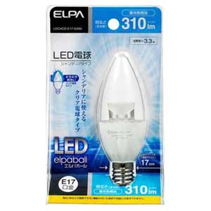 LDC4CD-E17-G350 ELPA LED電球 シャンデリ