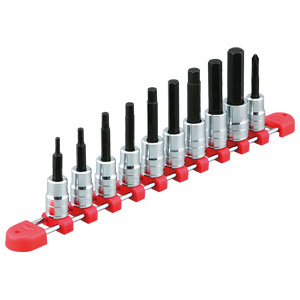 TBT310H KTC(京都機械工具) 9.5sq.ヘキサゴンビットソケットセット[10コ組] KTC