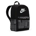ナイキ ヘリテージ バックパック(ブラック/ホワイト/ホワイト・容量:25L) HM4414-010 NIKE