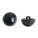 NBK 裏穴 目玉ボタン (黒・φ15mm)144個入 CE146-1-144