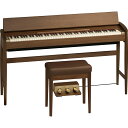 KF-10-KW ローランド&カリモク 電子ピアノ(ウォールナット)【専用固定椅子付き】 Roland Piano Digital KIYOLA