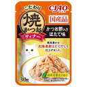 キャットフード ウェット パウチ CIAO こだわり焼かつおディナー かつお節ほたて味 30g いなばペットフード IC-561カツオDカツブシホタテ30
