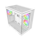 MONTECH|モンテック KING 65 PROシリーズ ATXマザーボード対応 ガラスパネル(フロント・左サイド)採用 ピラーレスPCケース (ホワイト) ...